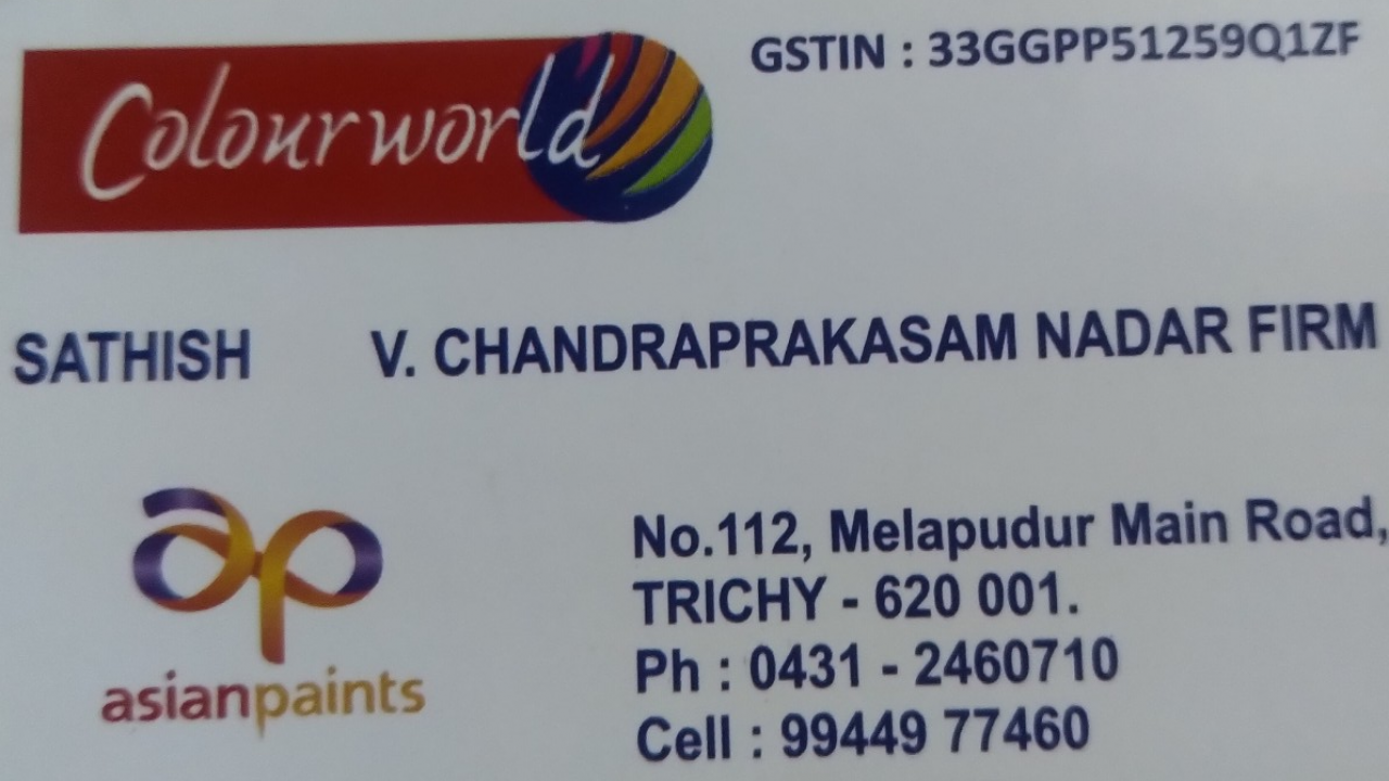 V. CHANDRAPRAKASAM NADAR FIRM