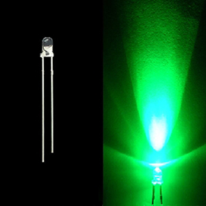 3MM_LED GREEN TRANSAPARENT