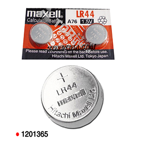 LR44 1.5V ALKALINE BATTERY A76-MAXELL