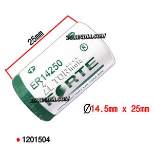 ER14250 3.6V LITHIUM BATTERY 1/2AA SIZE