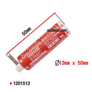 ER6C 3.6V 1800mAh LITHIUM THIONYL PCB MOUNTING BATTERY-MAXELL-maxell super lithium battery