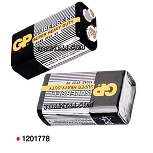 6F22 9V BATTERY FOR SUPER HEAVY DUTY-GP