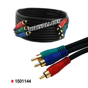 3RCA MALE TO 3RCA MALE CABLE,3RCA CORD HEAVY,3RCA HEAVY CORD-1.5MTR