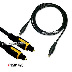 OPTICAL CABLE,FIBER OPTIC CABLE-1.5MTR,FIBRE OPTIC CABLE T.T H/D POLYBAG BLACK