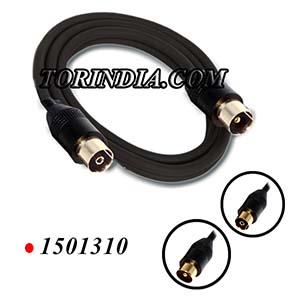 RF MALE TO FEMALE CABLE-1.5MTR-RF CORD TV/VCR CORD