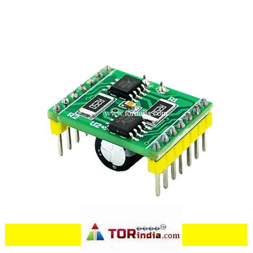 A4950 dual-channel motor driver module performance exceeds TB6612 DC brush motor driver board