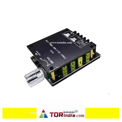 100W*2 mini version 50W80W high power 5.0 Bluetooth power amplifier board with knob to adjust volume switch 1002L