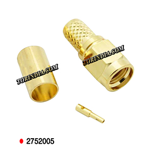 SMA MALE STRAIGHT CONNECTOR FOR RG58/RG142/RG223/RG400/LMR195/RFC195 CABLES CONNECTOR