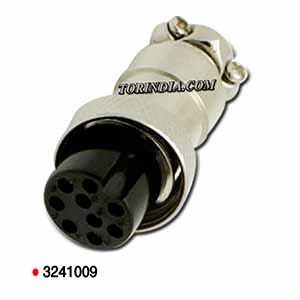 10PIN MRS FEMALE CONNECTOR,10PIN FEMALE ROUND METAL CONNECTOR,10PIN ROUND METAL MIC PIN