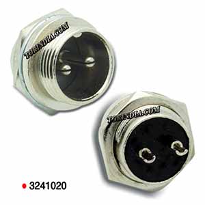 2PIN MRS MALE CONNECTOR,2PIN MALE ROUND METAL CONNECTOR,2PIN ROUND METAL MIC PIN