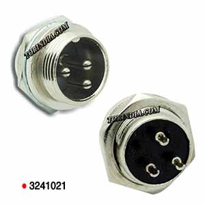 3PIN MRS MALE CONNECTOR,3PIN MALE ROUND METAL CONNECTOR,3PIN ROUND METAL MIC PIN