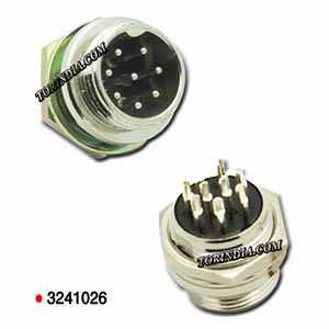 8PIN MRS MALE CONNECTOR,8PIN MALE ROUND METAL CONNECTOR,8PIN ROUND METAL MIC PIN