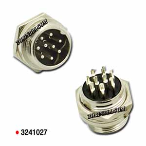 9PIN MRS MALE CONNECTOR,9PIN MALE ROUND METAL CONNECTOR,9PIN ROUND METAL MIC PIN