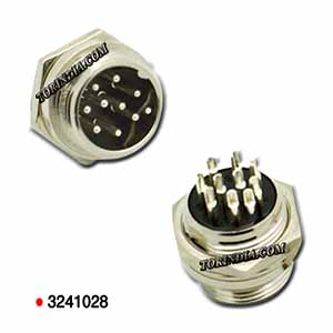 10PIN MRS MALE CONNECTOR,10PIN MALE ROUND METAL CONNECTOR,10PIN ROUND METAL MIC PIN