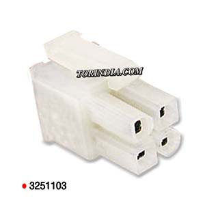 4PIN MINIFIT CONNECTOR,TruConnect C4255HF-2X02P, 39-01-2020 3 Way Minifit,MOLEX CCONNECTOR,JR CONNECTOR,MINIFIT JR RECEPTACLE DUAL ROWCONNECTOR