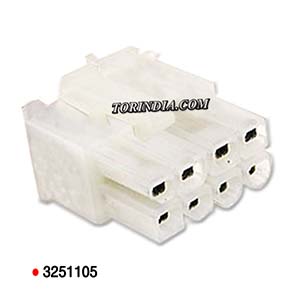 8PIN MINIFIT CONNECTOR,TruConnect C4255HF-2X04P, 39-01-2020 8 Way Minifit,MOLEX CCONNECTOR,JR CONNECTOR,MINIFIT JR RECEPTACLE DUAL ROWCONNECTOR