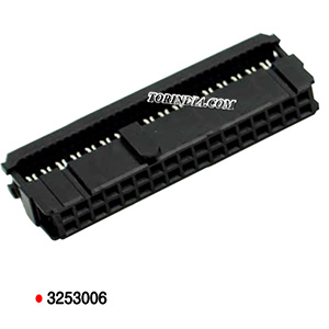 FRC FEMALE CONNECTOR-34PIN,2.54mm FRC CONNECTOR,FLAT RIBBON CABEL CONNECTOR-34PIN FEMALE,PRESS MOUNT FRC/IDC CONNECTOR