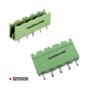 5PIN COMBICON MALE CONNECTOR,5.08mm PLUGABLE CONNECTOR,PLUG-IN 15A MALE CONNECTOR , Pluggable Terminal Block, 2 Ways, 320 V, 12 A, 5.08 mm, 24 AWG, 12 AWG