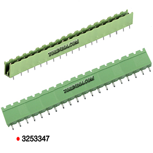 20PIN COMBICON MALE CONNECTOR,5.08mm PLUGABLE CONNECTOR,PLUG-IN 15A MALE CONNECTOR , Pluggable Terminal Block, 2 Ways, 320 V, 12 A, 5.08 mm, 24 AWG, 12 AWG