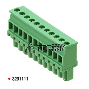 11PIN COMBICON CONNECTOR,11PIN STRAIGHT COMBICON FEMALE CONNECTOR,5.08mm PLUGABLE CONNECTOR,PLUG-IN 15A, Pluggable Terminal Block, 11 Ways, 320 V, 12 A, 5.08 mm, 24 AWG, 12 AWG