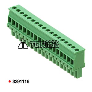 18PIN COMBICON CONNECTOR,18PIN STRAIGHT COMBICON FEMALE CONNECTOR,5.08mm PLUGABLE CONNECTOR,PLUG-IN 15A, Pluggable Terminal Block, 18 Ways, 320 V, 12 A, 5.08 mm, 24 AWG, 12 AWG