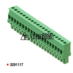 20PIN COMBICON CONNECTOR,20PIN STRAIGHT COMBICON FEMALE CONNECTOR,5.08mm PLUGABLE CONNECTOR,PLUG-IN 15A, Pluggable Terminal Block, 20 Ways, 320 V, 12 A, 5.08 mm, 24 AWG, 12 AWG