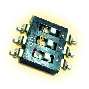 4WAY SMD DIP SWITCH IKH SERIES SURFACE MOUNT HALF PITCH SMD DIP SWITCH