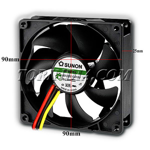 24V FAN,90x90x25mm SUNON FAN,24V 3WIRE SUNON FAN-ME92252V1-0000-G99