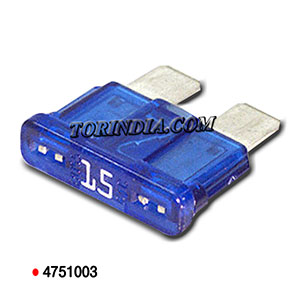 15A Blue Automotive Blade Fuse, 32 V