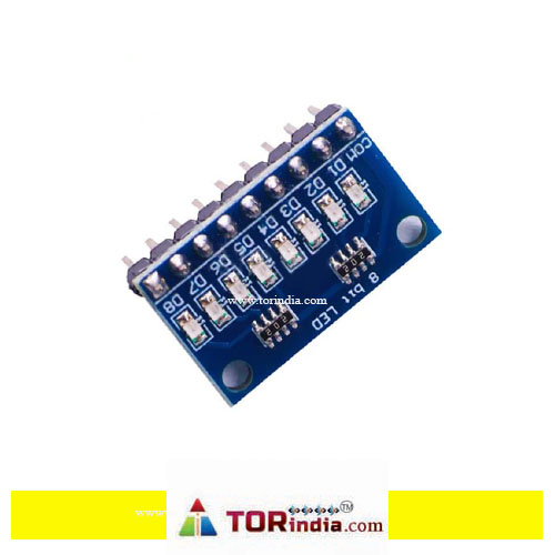 3.3V 5V 8-bit blue/red common anode/cathode LED indicator module diy