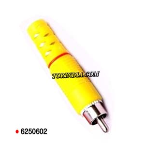 RCA PIN SUPPER-YELLOW,RCA PLUG,RCA CONNECTOR