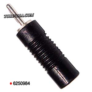 2MM BANANA CONNECTOR-BLACK