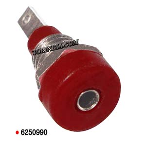 2MM BANANA DC CONNECTOR/PIN-RED