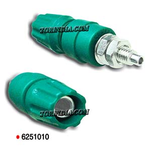 4MM BATTERY TERMINAL-15A GREEN