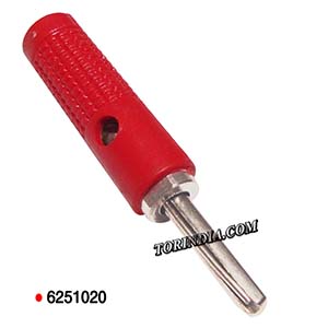 4MM BANANA CONNECTOR-RED