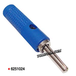 4MM BANANA CONNECTOR-BLUE