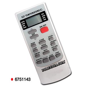 VOLTAS AIR CONDITIONER REMOTE CONTROL-YK-H/006E-VESTEL COOLAIR,VOLTAS AC REMOTE Voltas yk-h/006e remote