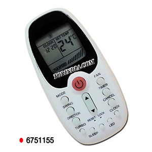 VOLTAS AIR CONDITIONER REMOTE CONTROL-R06/BGE,VOLTAS AC REMOTE