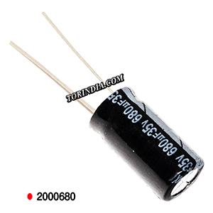 680UF 35V CAPACITOR,680MFD/35V,ALUMINIUM ELECTROLYTIC CAPACITOR,ALUMINIUM CAPACITOR