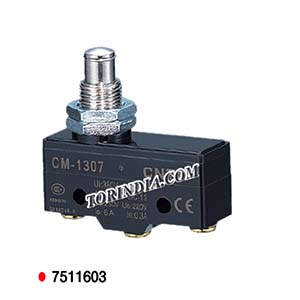 LIMIT SWITCH-CM1307,MICRO LIMIT SWITCH,CM1307 LIMIT SWITCH,CM-1307 CNDT MOMENTARY PANEL MOUNTING ROLLER PLUNGER LIMIT SWITCH