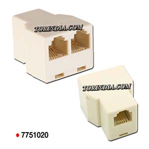 RJ11 4PIN FEMALE 1TO 2 TELEPHONE SPLITTER ADAPTER,RJ11 3WAY TELEPHONE JOINTER