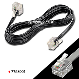 RJ11 TELEPHONE CABLE,RJ11 PLUG TO PLUG WIRE-1MTR HD