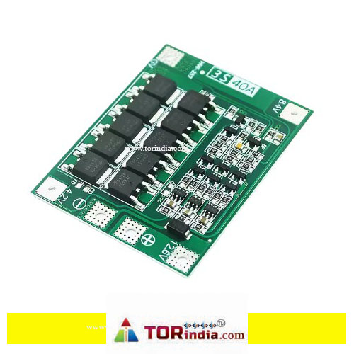 3 strings of 11.1V 12.6V 18650 lithium battery protection board with balanced start-up electric drill 40A current