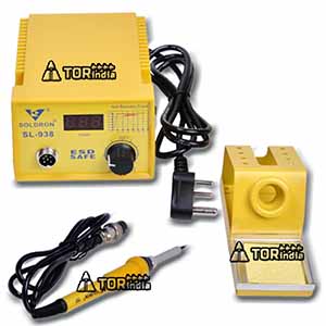 938 TEMPERATURE CONTROLLED DIGITAL SOLDERING STATION -SL938 SOLDRON