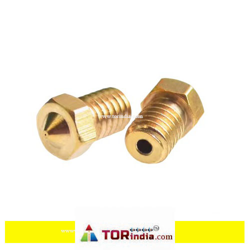 3D printer accessories spray 1.75/3MM nozzle extruder nozzle brass nozzle diameter 0.2.3.4.5mm