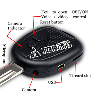 CAR KEY CAMERA-F999-2 CAR KEYS,SPY HIDDEN CAMERA