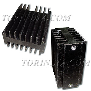 HEAT SINK-K3,K3 HEAT SINK BLACK -6MM/8MM HOLE