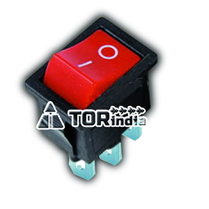 ROCKER SWITCH-RSF12,ON-OFF 3LEG RED ELCOMSWITCH