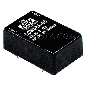 DC to DC CONVERTER-SCW08A05,SCW08A05 MEANWELL CONVERTER,8W DC-DC Regulated Single Output Converter