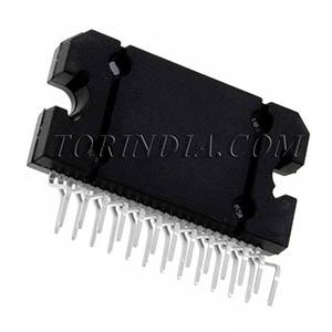 TDA7384,4 x 42W quad bridge car radio amplifier